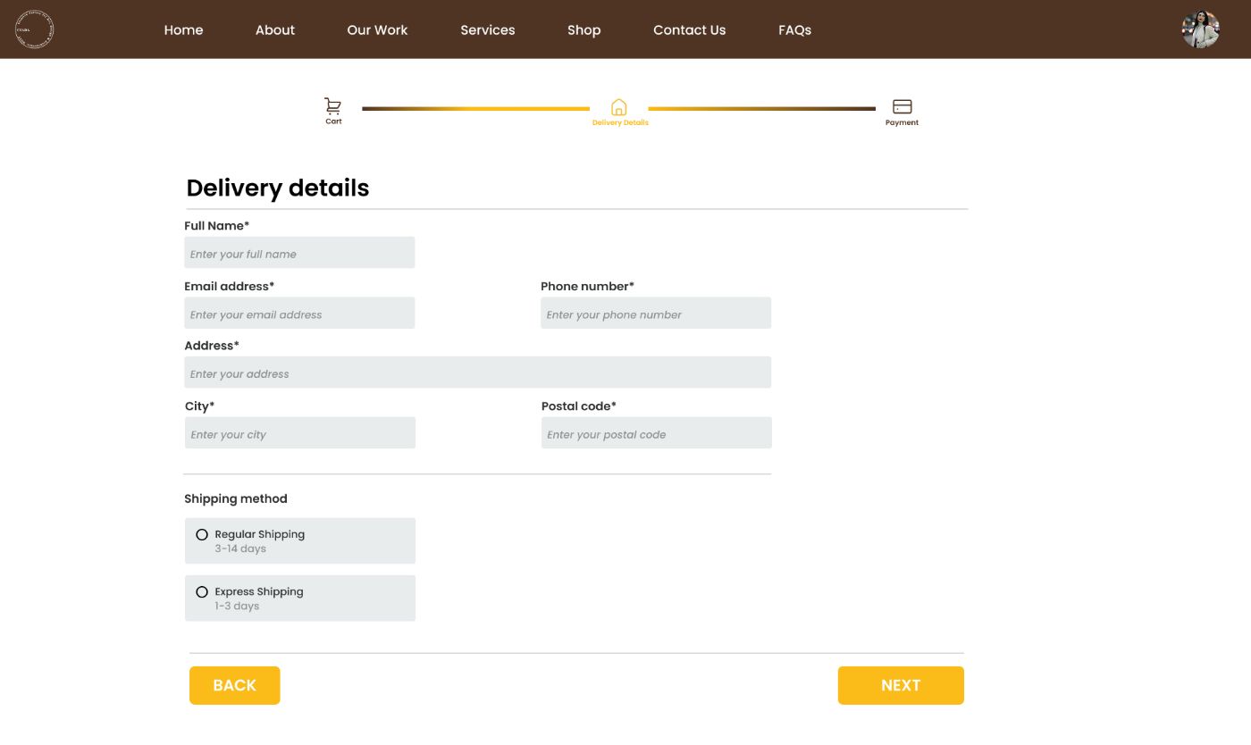Delivery details