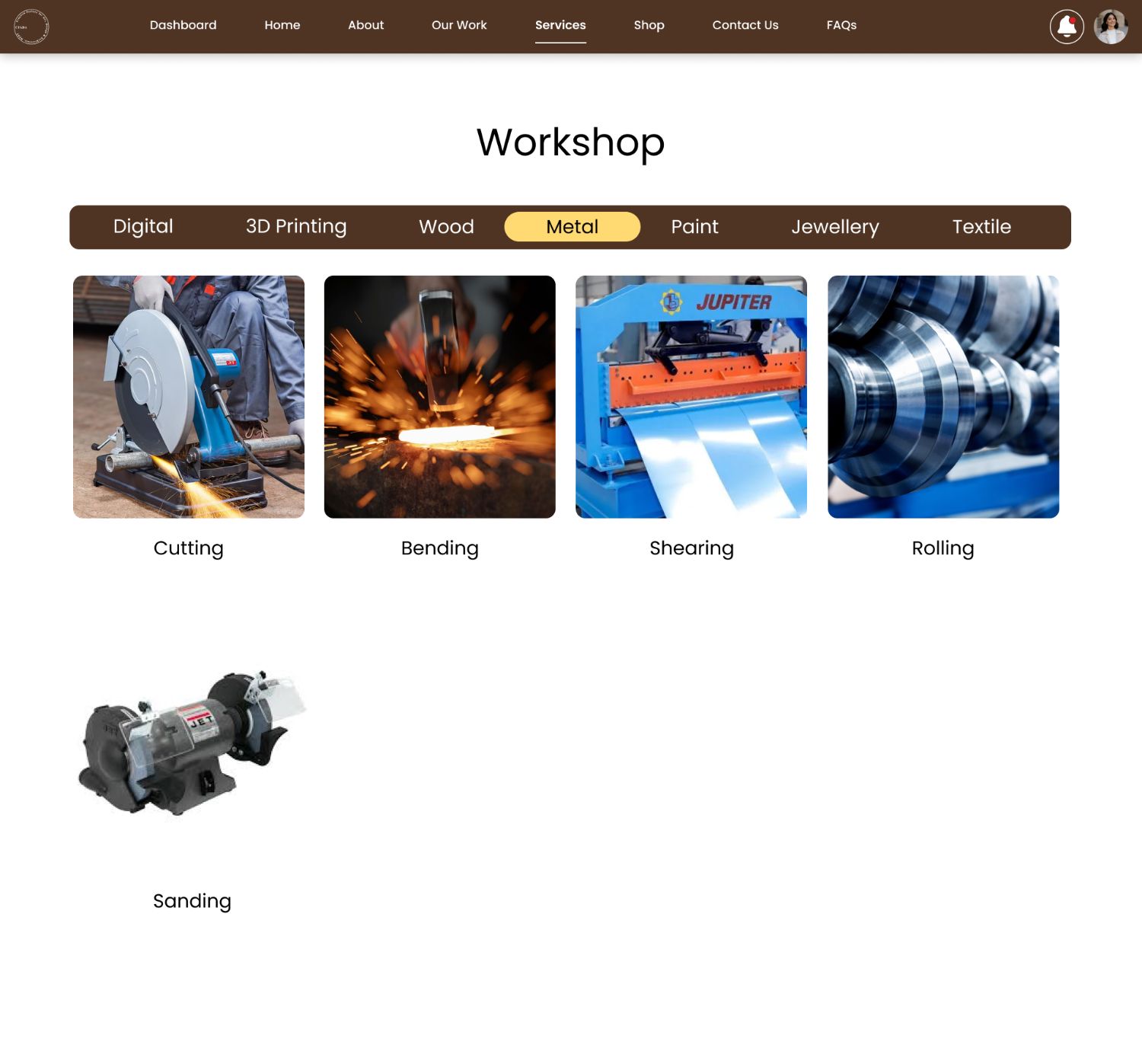 Metal workshop