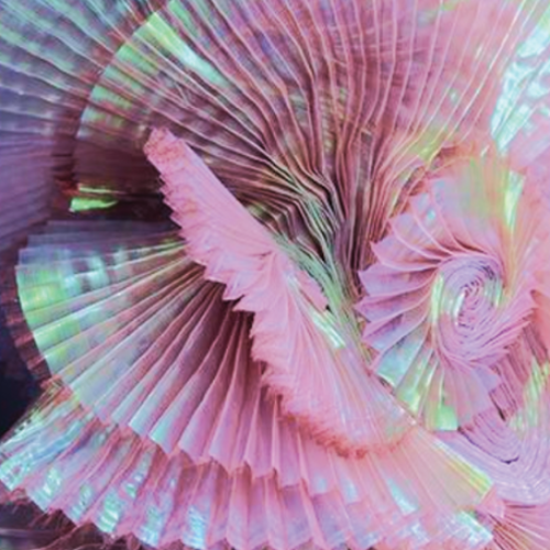 Pleated Mesh Tulle swatch