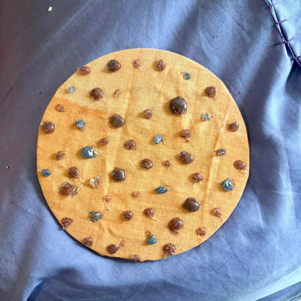 Patch scattered with small hard beads