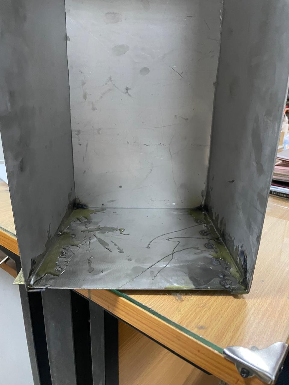 Welded stainless chamber