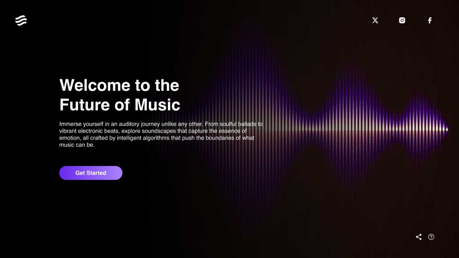 Landing page