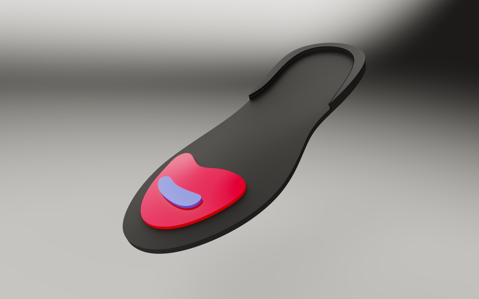 Diabetes insole render